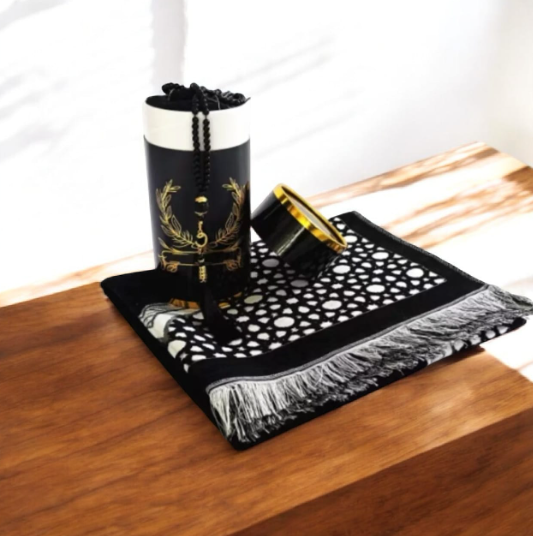 Adult Prayer Rug and Tasbeeh