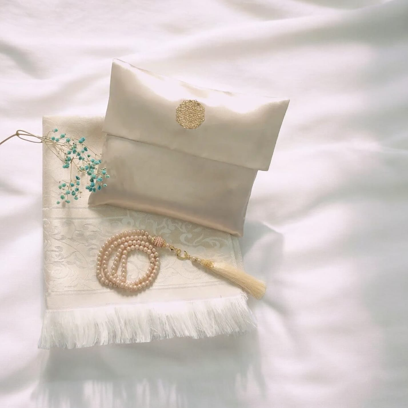 Adult Prayer Rug and Tasbeeh